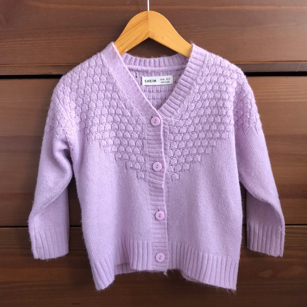 4 for $10 - 4T purple cardigan